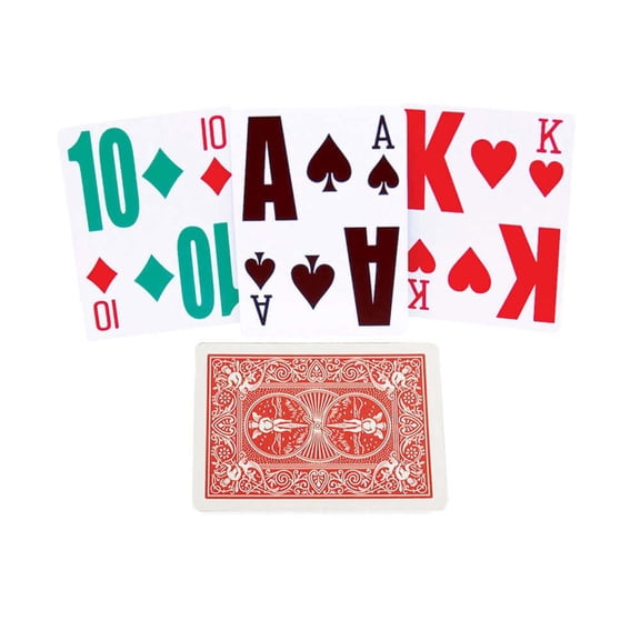 E Z See Playing Cards Jumbo Print