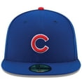 thumbnail image 2 of Men's New Era Royal Chicago Cubs 59FIFTY Fitted Hat, 2 of 5