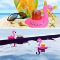 thumbnail image 6 of 12Pcs Flamingo Inflatable Drink Holder Drink Inflatable Supplies Pool Floats Cup Holder Floats for Pool Party Water Fun, 6 of 6