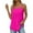 Hot Pink, variant on Yigetop Flowy Tank Tops for Women, Summer Tank Tops for Women 2025 Loose Fit Pleated Square Neck Sleeveless Shirt Curved Flowy Vest Basic Cotton Tee Sleeveless Tops for Women Sky Blue L