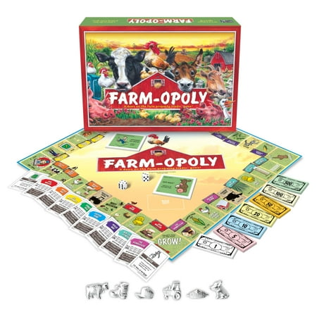 UPC: 0730799050985 | Late for the Sky Farm-Opoly Board Game