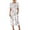 White, variant on yievot Womens Pajama Sets Short Sleeve Shirt and Capri Soft Pajama Sets with Pockets 2 Piece Sleepwear Loungewear
