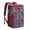 Red-17, variant on Plaid Insulated Backpack Cooler - 20L Leakproof Lunch Bag, Rustic Style for Camping & Picnic