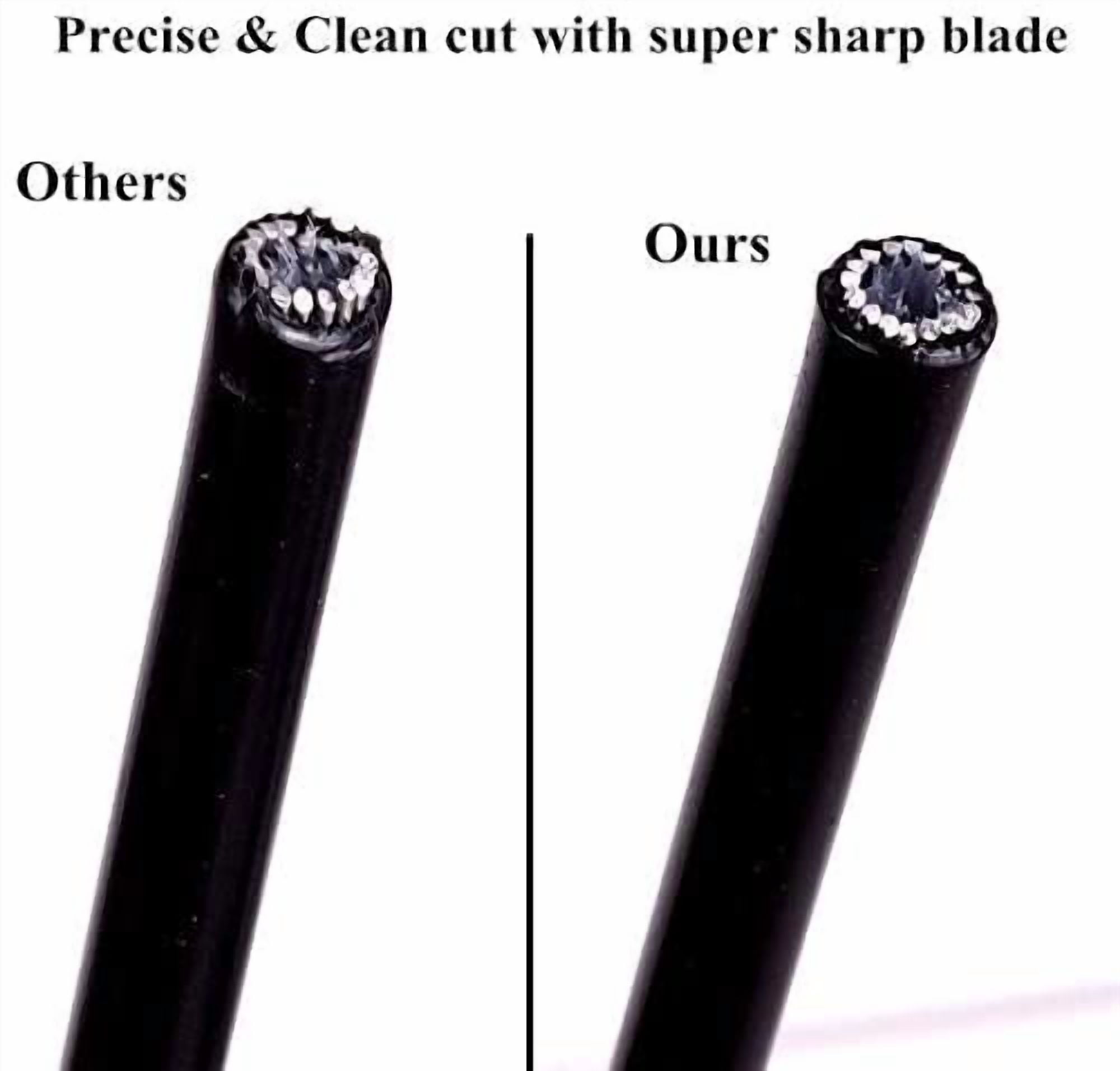 ABCISI 8 Inch Steel Wire Rope Cutter, Inner Outer Bicycle Brake Shift Cable Cutting Pliers, Heavy Duty Multifunction Pincers Tool for Soft Hard Cable Decking,Railing,DIY Projects,Clothes line,Winches