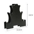 thumbnail image 3 of Yhmxh Hook,Hangers,Wall Hooks,Coat Rack,Hooks For Hanging Dumbbell Rack Stand 3 Tier Dumbbells Hand Weights Sets Holds 30 Pounds Storage Rack, 3 of 4