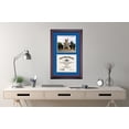 thumbnail image 2 of OCM Diploma Frame for Eastern Illinois University, Royal Blue/Gray Mat with Old Main Photograph, 24" x 17", 2 of 5