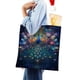 thumbnail image 4 of Pavo Real Bolso de tela con estampado de lienzo para mujer, bolsa de compras reutilizable y estética, con cremallera interior, regalo para mujer,38*45cm., 4 of 6
