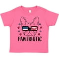 thumbnail image 3 of Inktastic Pawtriotic with French Bulldog in American Flag Sunglasses Boys or Girls Toddler T-Shirt, 3 of 5