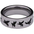 thumbnail image 4 of Pegasus Tungsten Carbide Ring, 4 of 9