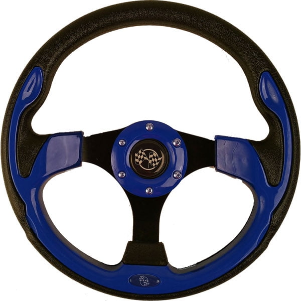 エクルベージュ GTW Rally Golf Cart Steering Wheel and Adapter-5色から選択可能 