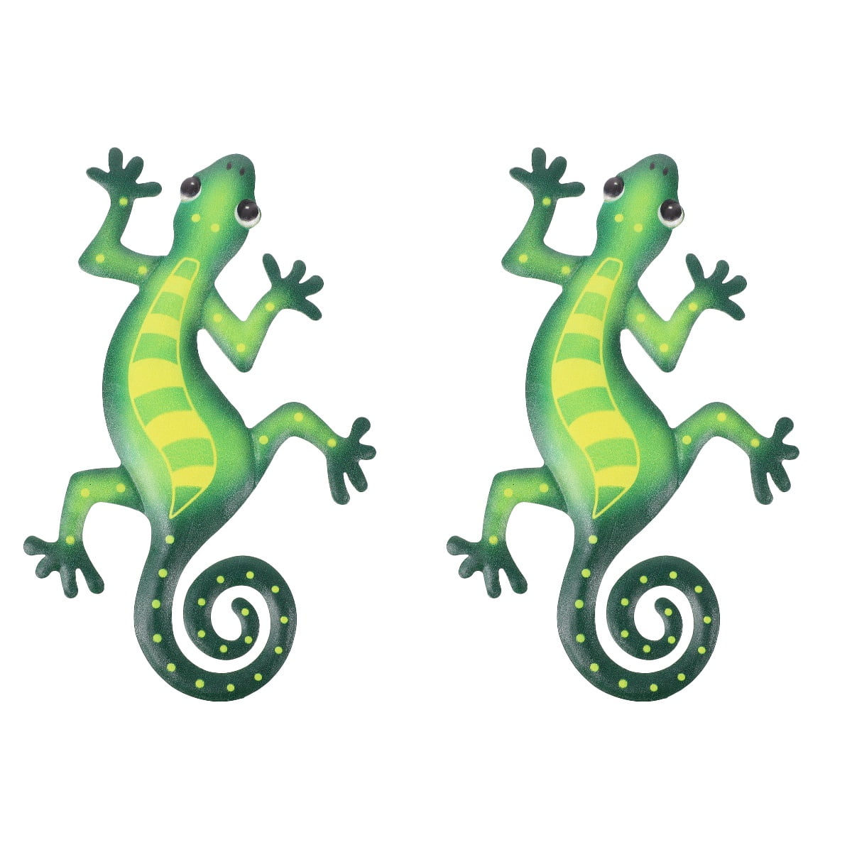 Wall Metal Iron Gecko Hanging Art Decor Lizard 3D Gecko Animal