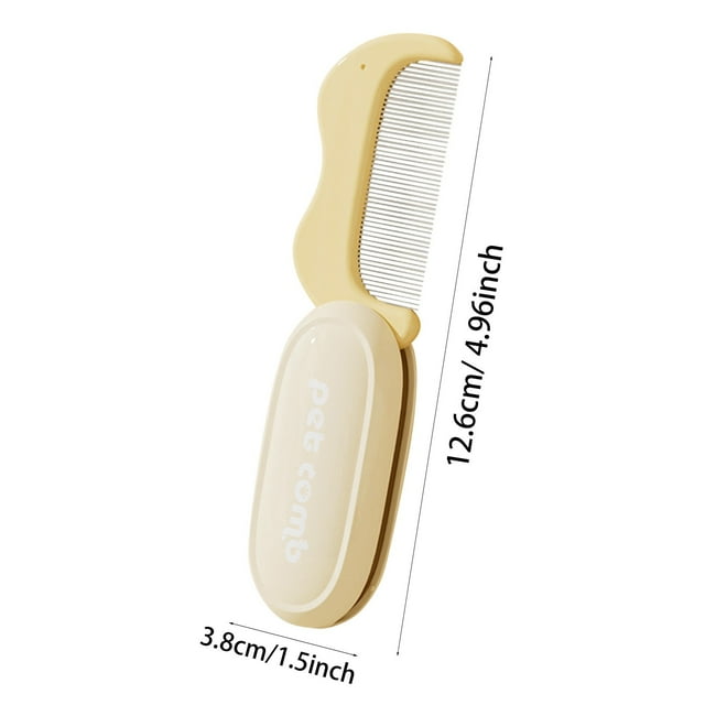 Ltdhehe Pet Grooming Brush For Dogs And Cats Gentle Deshedding Tool Indoor Use Plastic Pet Comb For Shedding Hair Removal