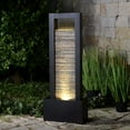 thumbnail image 5 of Versatile Zen Metal Fountain with Stone Brick Accent, 5 of 5