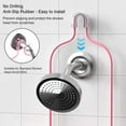 thumbnail image 4 of RGHJAR-Over the Shower Head Caddy Pink - Shower Caddy Hanging with 3 Soap Holders, Stainless Steel Bathroom Organizer and Storage, Rustproof, 4 of 4
