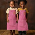 thumbnail image 2 of Kids Aprons AdjustableTool Waterproof For Cooking Painting Gardener Canvas Apron For 6-12 Girls And Boys, 2 of 5