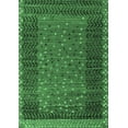 thumbnail image 1 of Ahgly Company Indoor Rectangle Abstract Emerald Green Modern Area Rugs, 2' x 5', 1 of 4