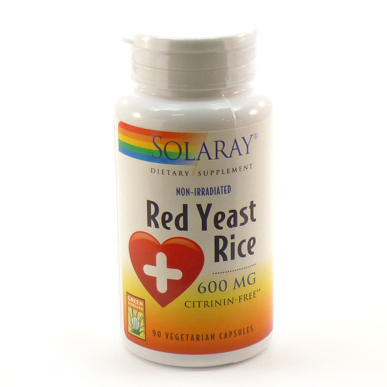 Red Yeast Rice 600 mg By Solaray 90 Vegetable Caps