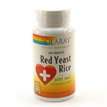 Red Yeast Rice 600 mg By Solaray - 90 Vegetable