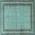thumbnail image 1 of Ahgly Company Indoor Square Persian Light Blue Traditional Area Rugs, 8' Square, 1 of 4