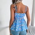 thumbnail image 4 of LSLJS Women Débardeur Sans Manches à Bretelles Spaghetti Tank Tops Mode Été Imprimé Col en V Décontracté, 4 of 9