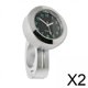 thumbnail image 1 of reloj de manillar,reloj de manillar montaje barra de reloj de motocicleta,Reloj de aluminio con manillar de motocicleta,Reloj de reloj con soporte de brillo de manillar impermeable,Reloj de, 1 of 8