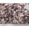 thumbnail image 2 of Soimoi Modal Satin Fabric Two Tone With White Camouflage Print Fabric by the Yard 42 Inch Wide, 2 of 3