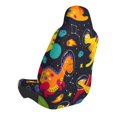 thumbnail image 2 of Lsque Dinosaurs in Space Pattern Car Seat Covers for Front Seats , Waterproof Seat Covers for Cars, Sporty Front Seat Covers,Car Seat Cover Protector Front Seats, 2 of 5
