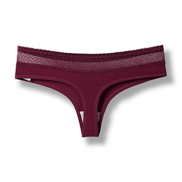 TrowBridge-bragas de encaje para mujer, tangas de algodón, ropa interior para chica, lencería Sexy, ropa interior cómoda, M-2XL