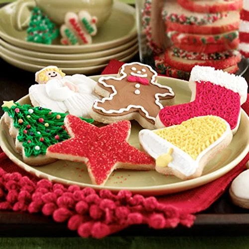 Wilton Christmas Cookie Cutters Set, 40-Piece Metal Cutters in