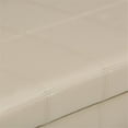 thumbnail image 3 of Atlin Designs Storage Ottoman in Satin Cream, 3 of 4