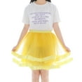 thumbnail image 5 of Riforla Women Petticoat Underskirt Swing Tutu Princess Skirt Hippy Cute New Womens Skirts Yellow One Size, 5 of 5