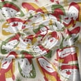 thumbnail image 5 of Ambesonne Christmas Window Valance, Santa Snowman Elves, 54" X 18", Multicolor, 5 of 5