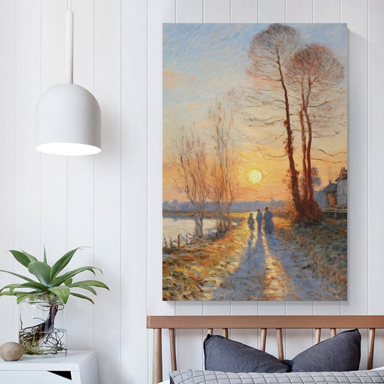 Alfred Sisley Print Painting (64) Painting On Canvas Wall Art