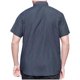 thumbnail image 4 of Mens Manga Corta Botón Abajo Camisas Negocios Turndown Cuello Bolsillo Red Blusa de Algodón, 4 of 4