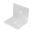 thumbnail image 2 of MIANGASTORE 6PCS CD Storage Box Transparent DVD Case CD Package Portable for Home Cinema - Double Disc, 2 of 8