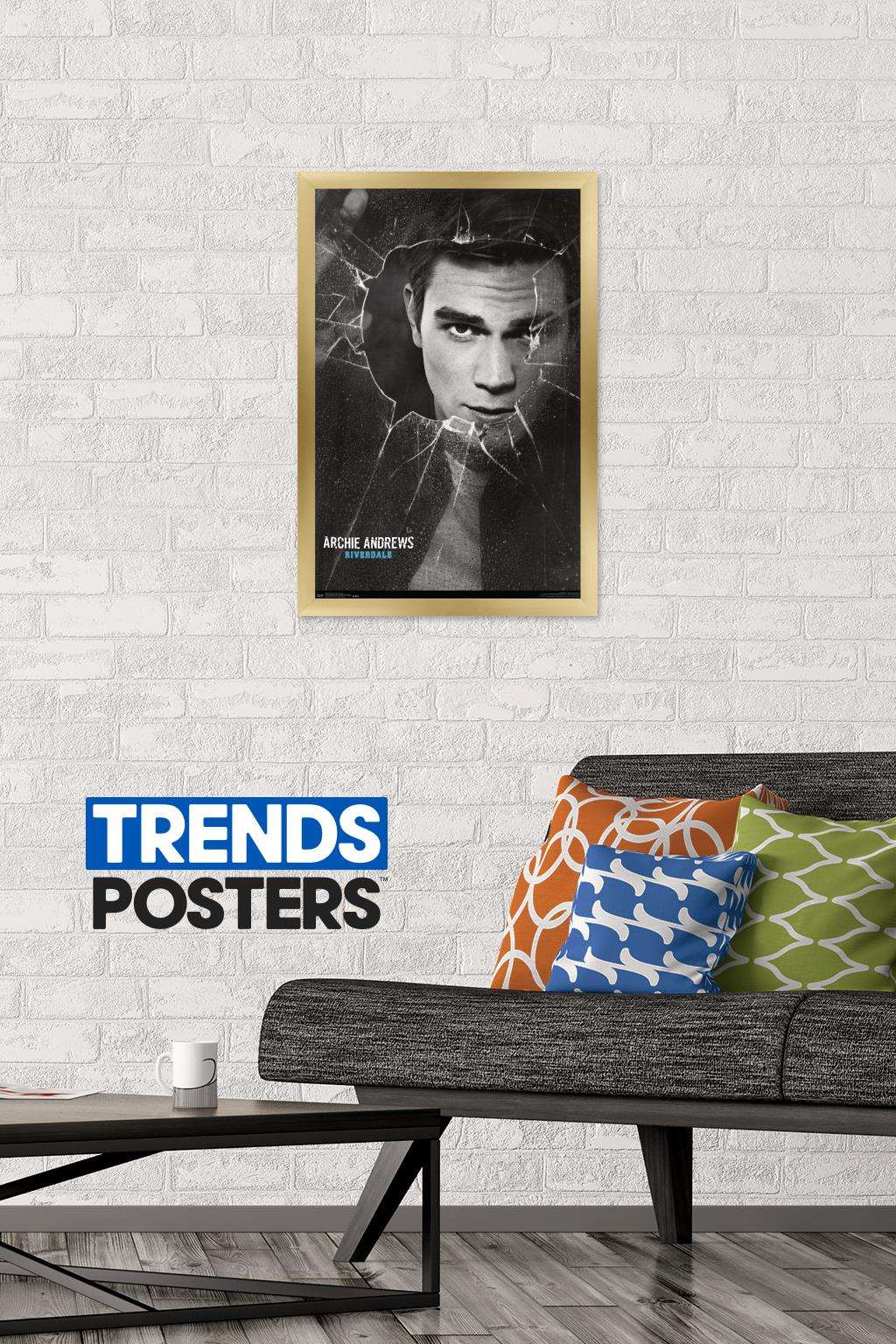 Riverdale - Shattered Archie Wall Poster, 14.725" x 22.375", Framed