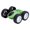 Green, variant on Friction Powered Off-Road Car with 360° Rotating Stunt, Shock Absorbing Vehicle with Lifelike Body Wave, Cars for Indoor Outdoor Play with Durable ABS Material, Dark Blue