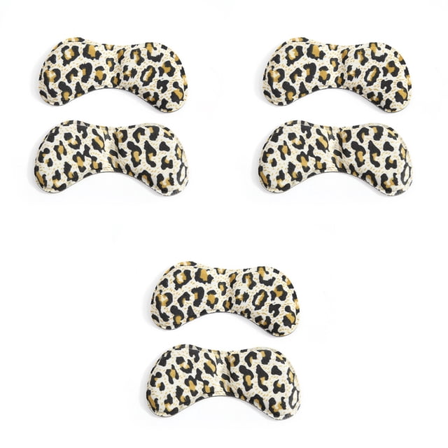 Sonducket 3 pares de almohadillas antideslizantes para aliviar la presión en el talón, cojines para los pies, zapatillas, botas de trabajo, plantillas de Accesorios de calzado Leopardo tipo 2 Sonducket BFH000156-01