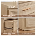 thumbnail image 4 of Joaxswe 5-Drawer Dresser for Bedroom Set 2, Natural Wood Chest of Drawers, Vertical Organizer, Accent Storage Cabinet for Closet, Living Room,Hallway, 4 of 11