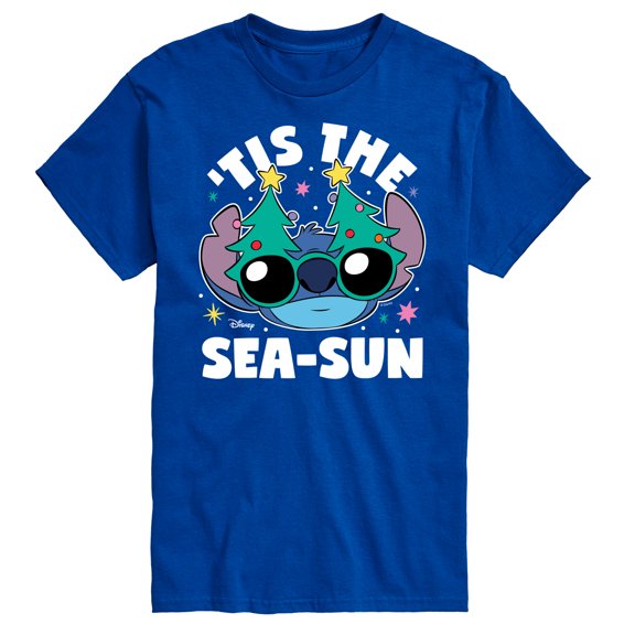 Lilo & Stitch - Tis The Sea Sun - Men's Short Sleeve Graphic T-Shirt