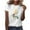 Multicolor-40, variant on perfectbot Women Short Sleeve T-Shirts Summer Tee Top Plus Size Breathable Floral Print Crew Neck Blouses S-3XL