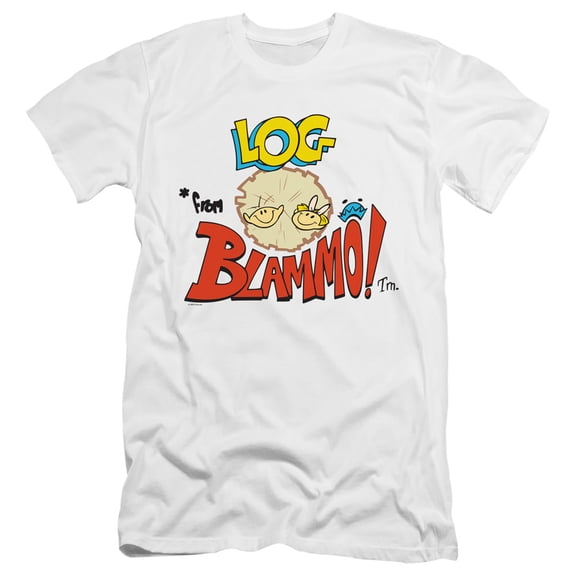 Ren And Stimpy Log *From Blamo Unisex Adult Canvas Brand T Shirt