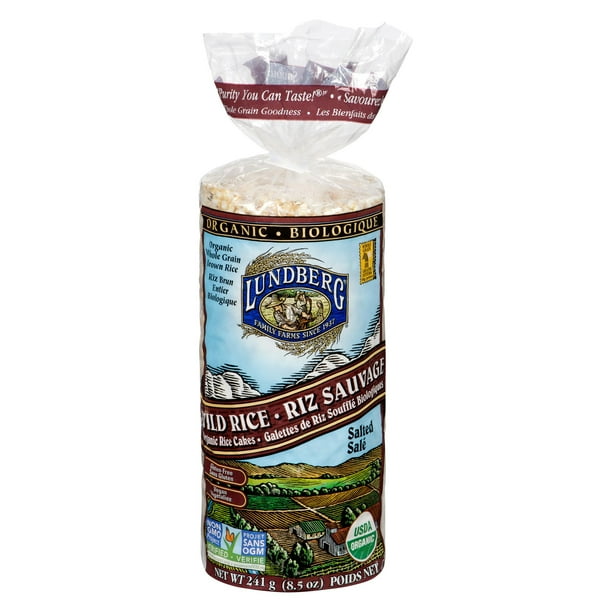 Lundberg Organic Wild Rice Cakes, 241G Walmart.ca