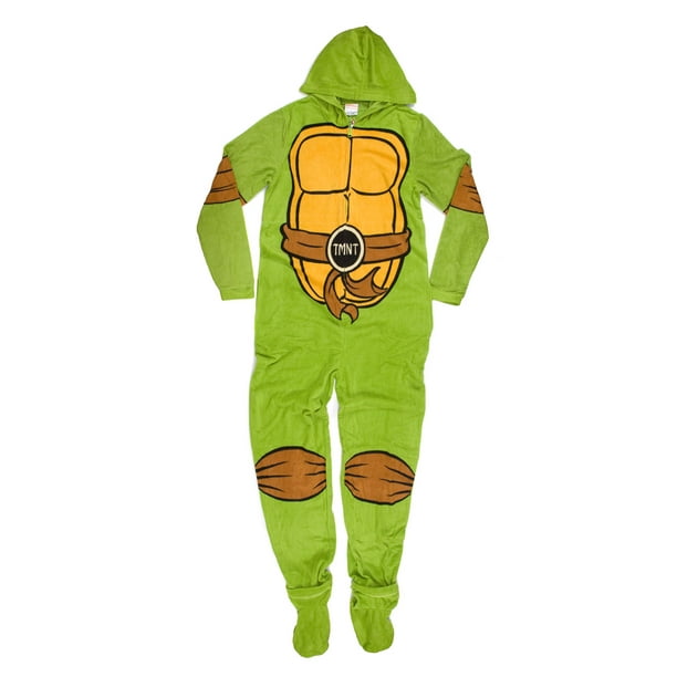 Teenage Mutant Ninja Turtles Union Suit Onesie with 4 Masks L