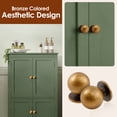 thumbnail image 5 of Wekvgz 10pack 1" Vintage Cabinet Knobs Antique Brass Drawer Knobs with Screws Gold Kitchen Cabinet Hardware Vintage Ball Knobs Pull Handles for Cabinet/ Drawer/ Dressers, 5 of 12