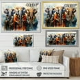 thumbnail image 4 of Designart "Elephants Sacred African Wall art II" African Floater Framed Wall Art Print, 4 of 7