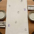 thumbnail image 5 of Table Runners 72 Inches Long Dress Scarves, Watercolor Tulips Farmhouse Kitchen Table Runner, Coffee Tablerunners, Spring Flowers Butterflies Leaves Beige 14x72 Inch, 5 of 9