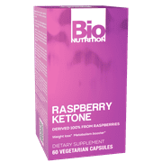 Bio Nutrition - 100% Natural Raspberry Ketone 500 mg. - 60 Vegetarian Capsules