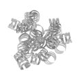 thumbnail image 5 of Unique Bargains 30 Hair Cuffs Dreadlock Hollow Out Dreadlock Hair Clips Silver Tone, 5 of 5