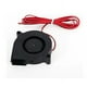thumbnail image 1 of 1 mini ventilador de refrigeración sin escobillas con cable de 11.8 in, ventilador turbo 5015 DC 12 V ventilador radial silencioso de repuesto interno para impresora 3D, negro, 1 of 5